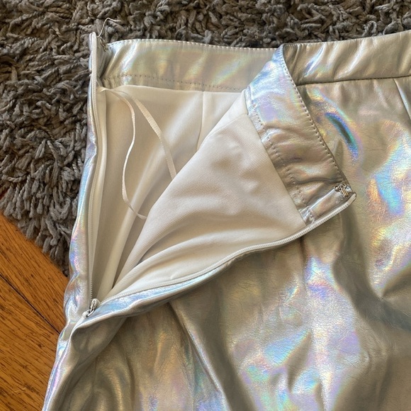 superdown metallic silver tamia mini skirt Size XXS - Picture 9 of 15